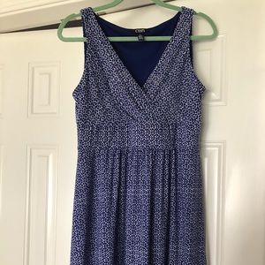 Chaps sleeveless dress size large